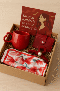 Kırmızı Cesaret Hediye Kutusu