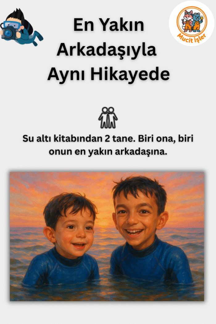 5'li Kişiselleştirilmiş Çocuk Kitap Seti - Mucit İşler - Görsel 4