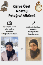 Nostalji Hediye Kutusu (Kişiselleştirilmiş Fotoğraf Albümlü) - Görsel 3