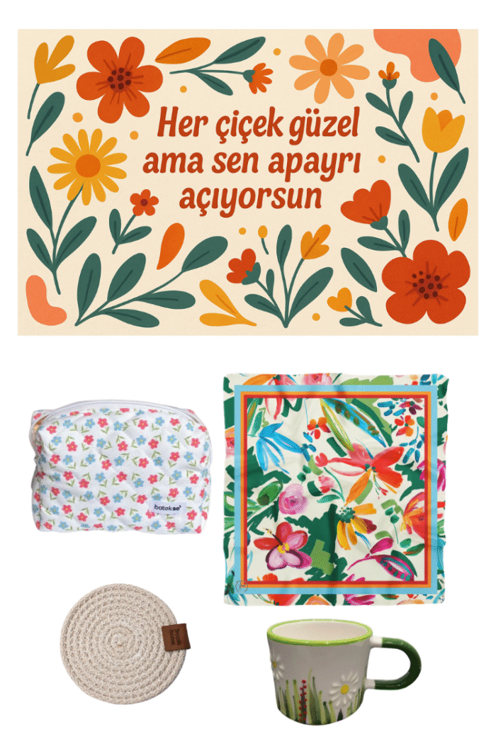 Açan Çiçek Hediye Kutusu - Görsel 2