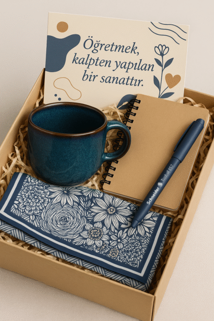 Kalpten Öğretenler Hediye Kutusu (Öğretmenler Günü Hediyesi)