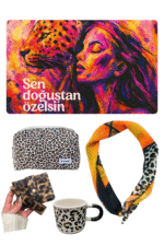 Leopar Kadını Hediye Kutusu - Görsel 2