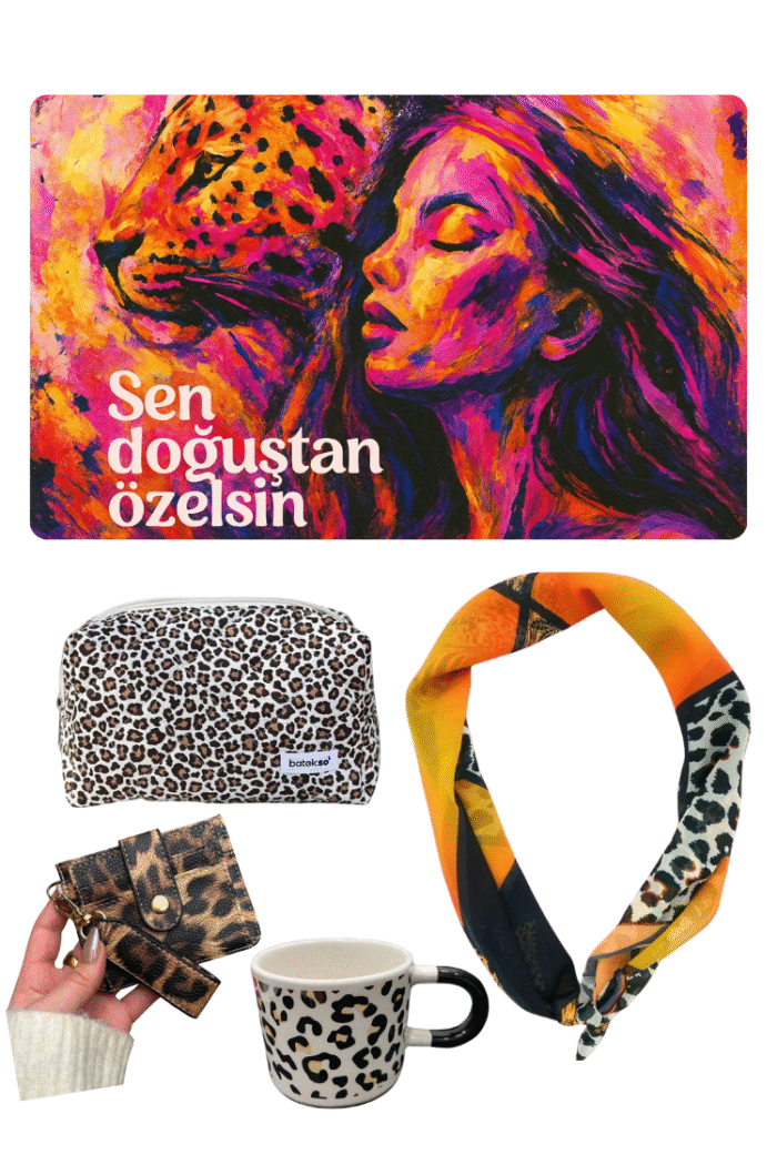 Leopar Kadını Hediye Kutusu - Görsel 2