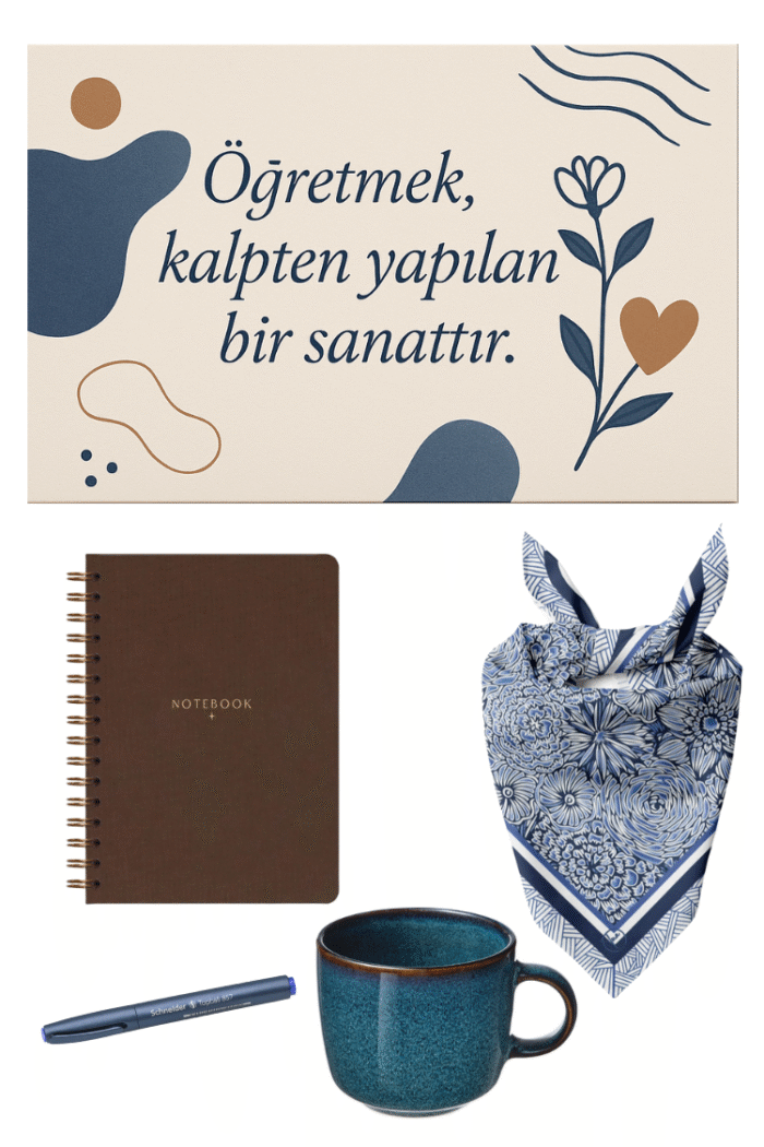 Kalpten Öğretenler Hediye Kutusu (Öğretmenler Günü Hediyesi) - Görsel 2