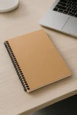 Kraft A5 Kapaklı Çizgisiz Defter - 60 Yaprak - Görsel 2