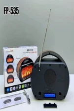 Şömine Efektli Bluetooth Radyo & Taşınabilir Hoparlör - Görsel 2