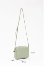 Fermuarlı, Ayarlanabilir Çapraz Askılı Mint Mini Urban Omuz Çantası - Görsel 2