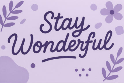 Lilac Dreams Motto Kartı