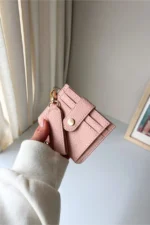 Anahtarlık ve Kartlık Detaylı Pudra Kartlık Cüzdan