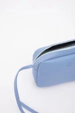 Fermuarlı, Ayarlanabilir Çapraz Askılı Mavi Mini Urban Omuz Çantası - Görsel 2