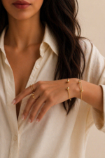 Gold Detaylı Takı Seti