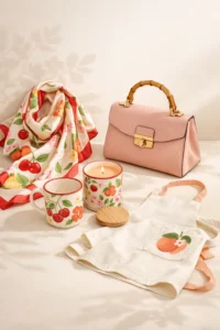 10 Mayıs anneye çiçek ve meyve desenli hediyeler