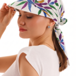 Safari Bağlama, Siperli, Renkli Yapraklar Bandana Vizör