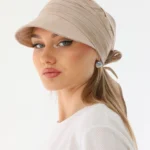 Taş Rengi Safari Bandana Vizör