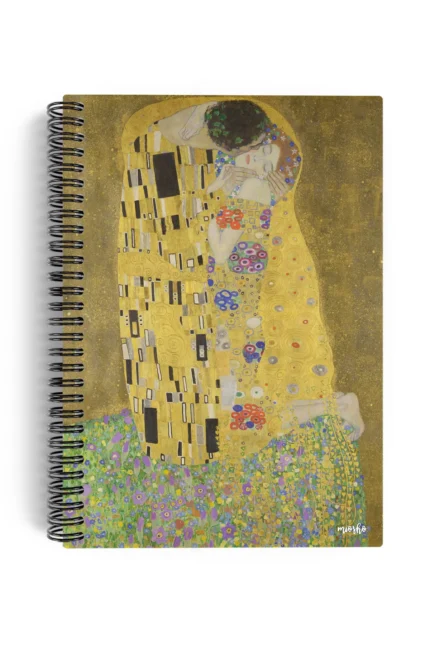 Gustav Klimt / The Kiss Desenli A5 Defter